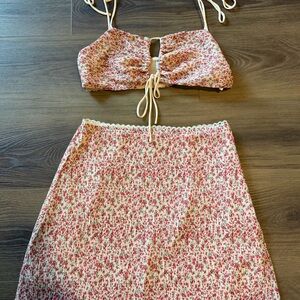Princess Polly Floral Pink Set